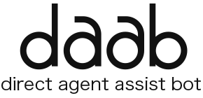daab(direct assist agent bot)ロゴイメージ