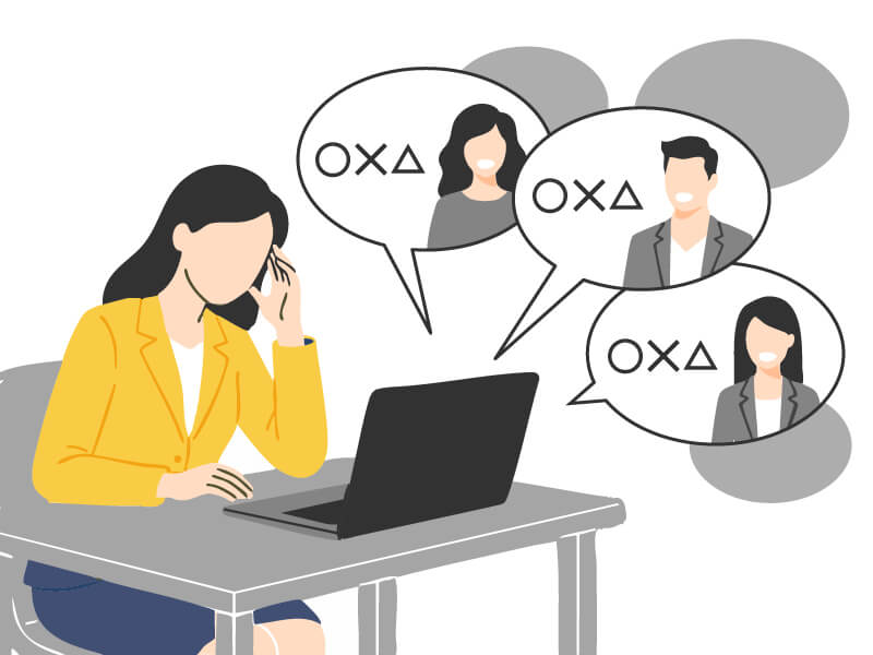 ペアトークの個別対応で属人化しがち