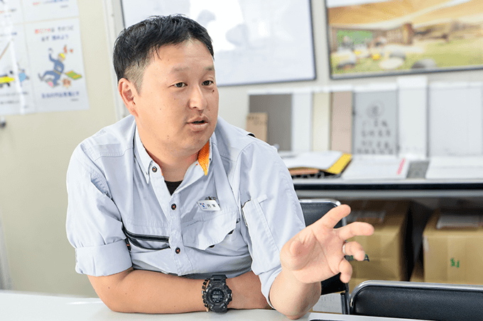 協力会社も一緒に「direct」を活用することで、現場全体の一体感が高まったと話す阿賀様