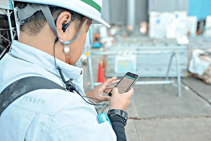 鉄建建設株式会社の現場お写真